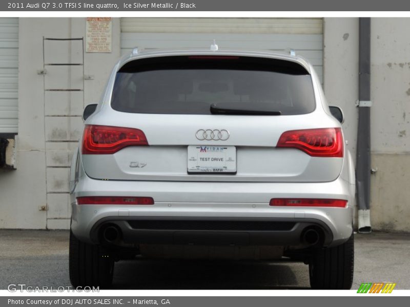 Ice Silver Metallic / Black 2011 Audi Q7 3.0 TFSI S line quattro