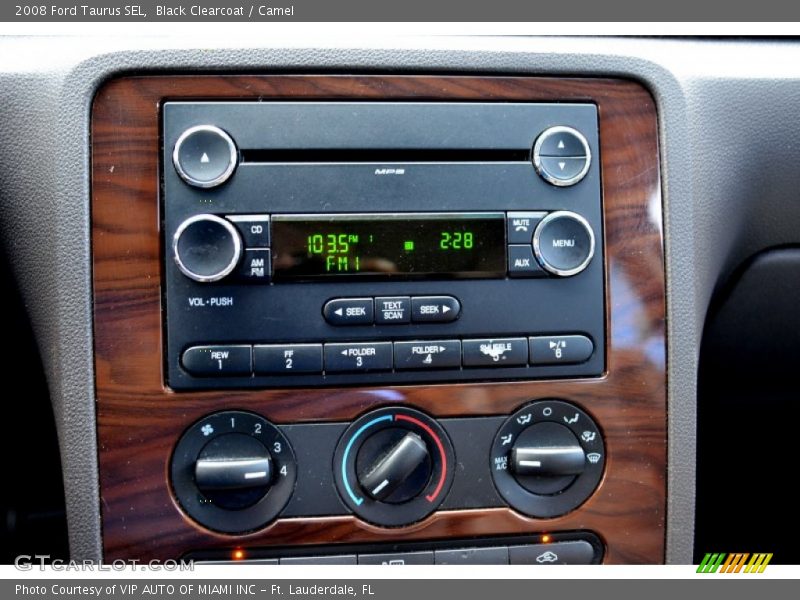 Black Clearcoat / Camel 2008 Ford Taurus SEL