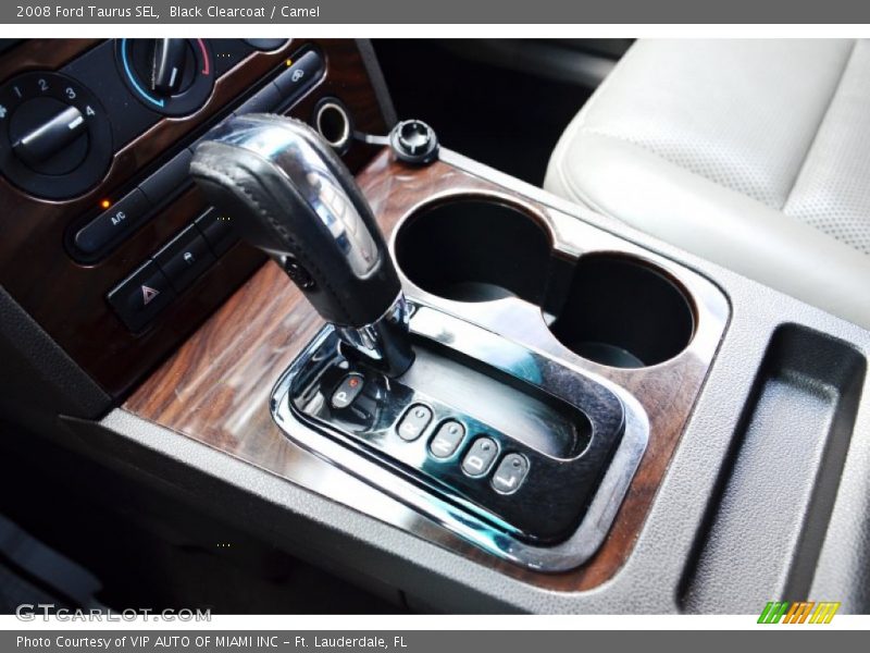 Black Clearcoat / Camel 2008 Ford Taurus SEL