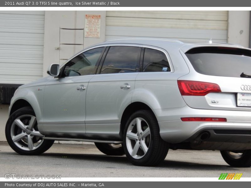 Ice Silver Metallic / Black 2011 Audi Q7 3.0 TFSI S line quattro