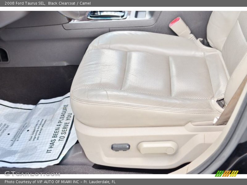 Black Clearcoat / Camel 2008 Ford Taurus SEL