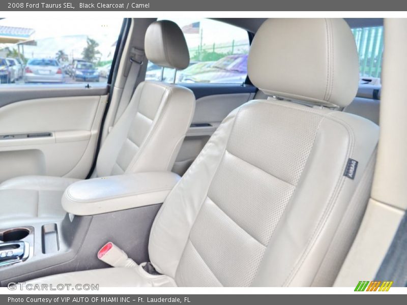 Black Clearcoat / Camel 2008 Ford Taurus SEL