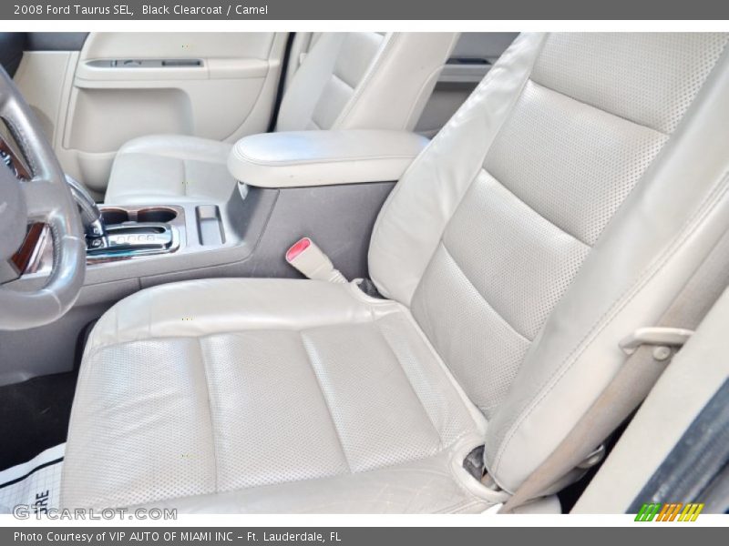 Black Clearcoat / Camel 2008 Ford Taurus SEL