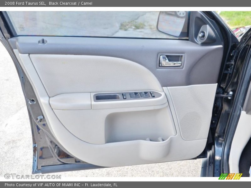 Black Clearcoat / Camel 2008 Ford Taurus SEL