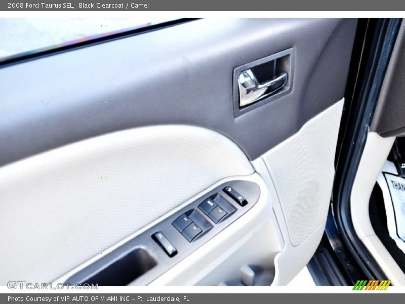 Black Clearcoat / Camel 2008 Ford Taurus SEL