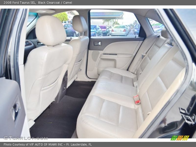 Black Clearcoat / Camel 2008 Ford Taurus SEL