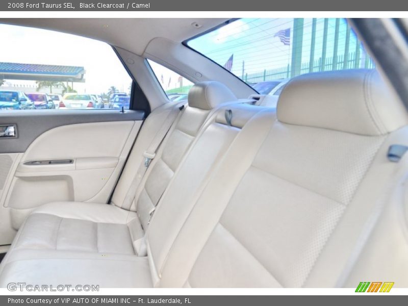 Black Clearcoat / Camel 2008 Ford Taurus SEL