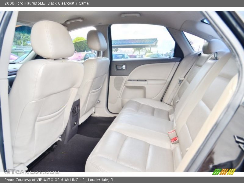 Black Clearcoat / Camel 2008 Ford Taurus SEL