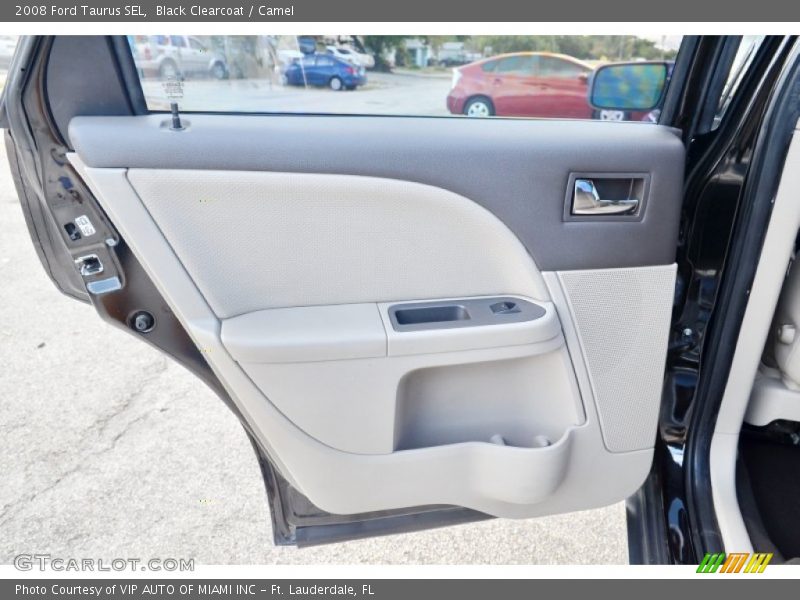 Black Clearcoat / Camel 2008 Ford Taurus SEL
