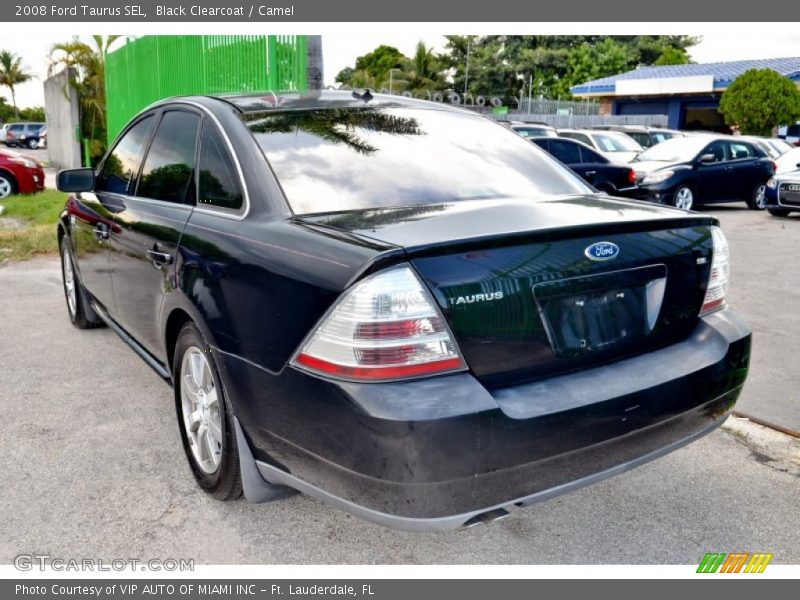 Black Clearcoat / Camel 2008 Ford Taurus SEL