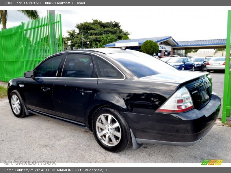 Black Clearcoat / Camel 2008 Ford Taurus SEL
