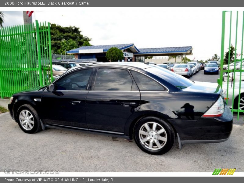 Black Clearcoat / Camel 2008 Ford Taurus SEL