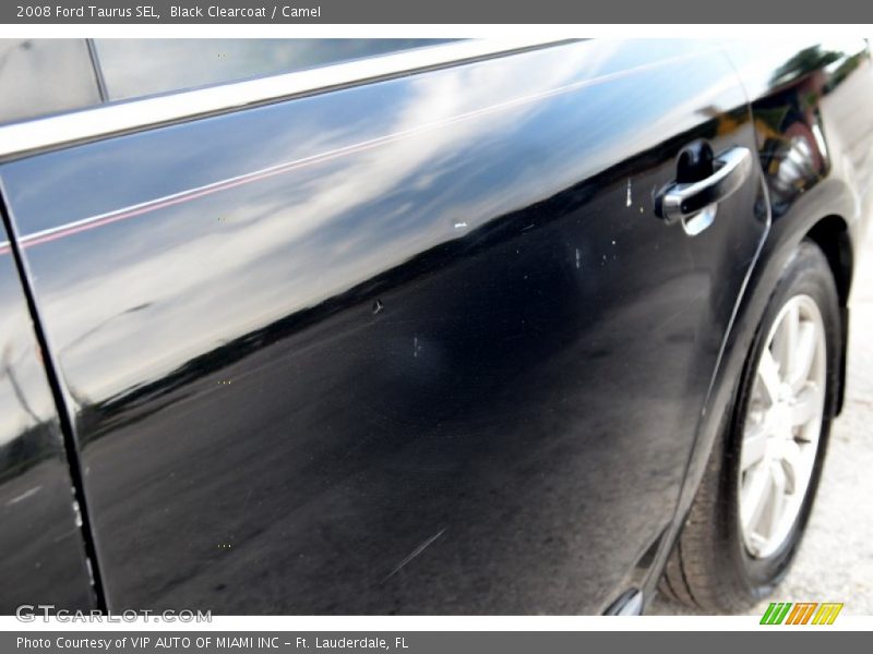 Black Clearcoat / Camel 2008 Ford Taurus SEL