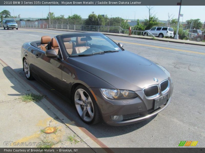 Mojave Brown Metallic / Saddle Brown Dakota Leather 2010 BMW 3 Series 335i Convertible