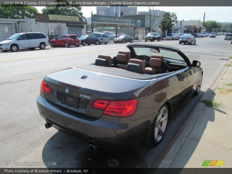 Mojave Brown Metallic / Saddle Brown Dakota Leather 2010 BMW 3 Series 335i Convertible