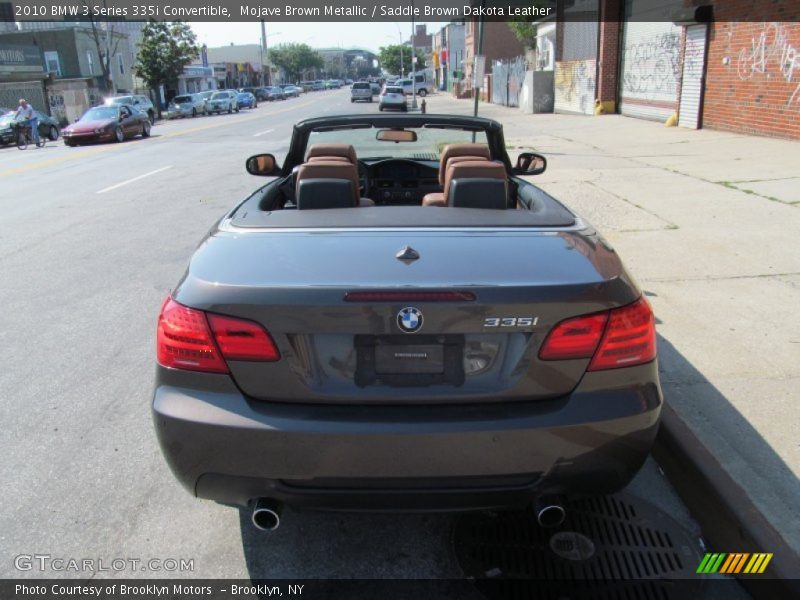 Mojave Brown Metallic / Saddle Brown Dakota Leather 2010 BMW 3 Series 335i Convertible