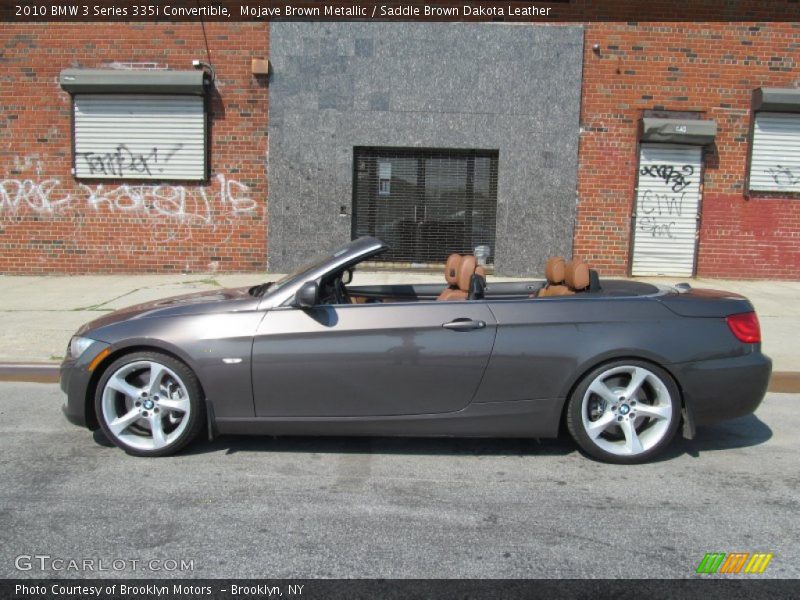 Mojave Brown Metallic / Saddle Brown Dakota Leather 2010 BMW 3 Series 335i Convertible