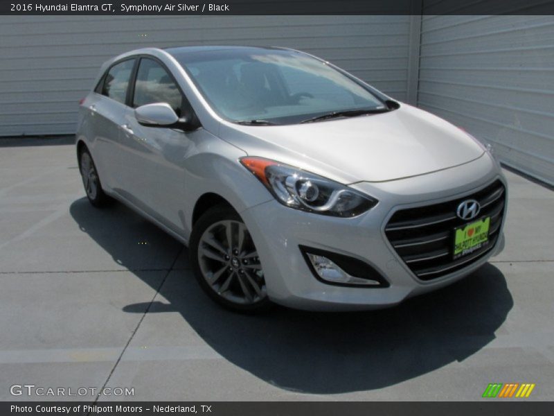 Symphony Air Silver / Black 2016 Hyundai Elantra GT