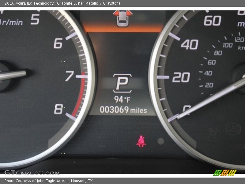 Graphite Luster Metallic / Graystone 2016 Acura ILX Technology