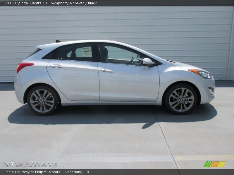 Symphony Air Silver / Black 2016 Hyundai Elantra GT