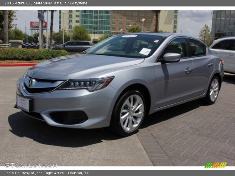 Slate Silver Metallic / Graystone 2016 Acura ILX