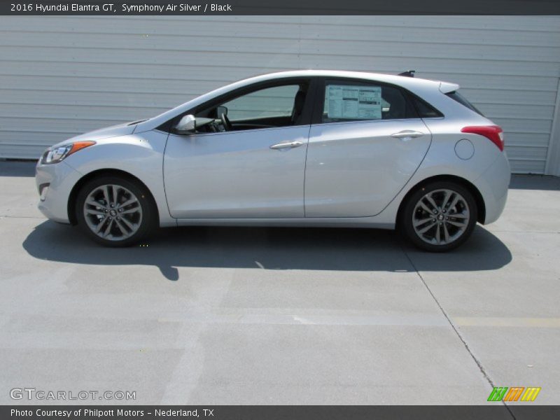 Symphony Air Silver / Black 2016 Hyundai Elantra GT