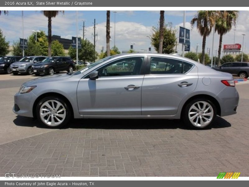 Slate Silver Metallic / Graystone 2016 Acura ILX