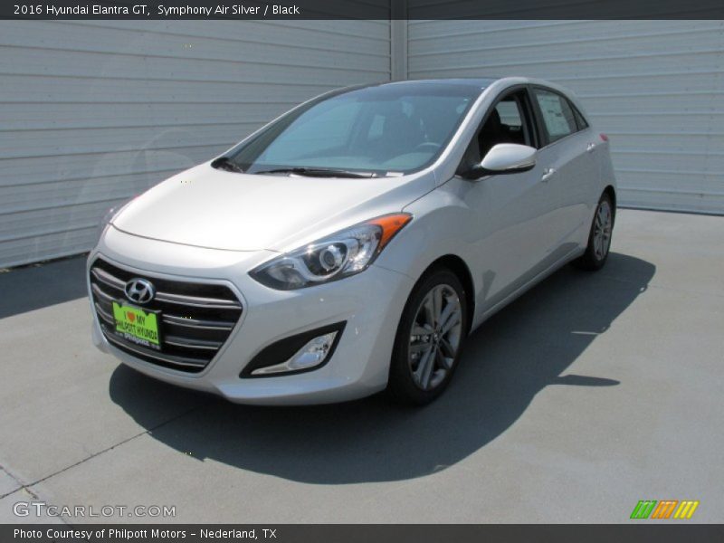 Symphony Air Silver / Black 2016 Hyundai Elantra GT