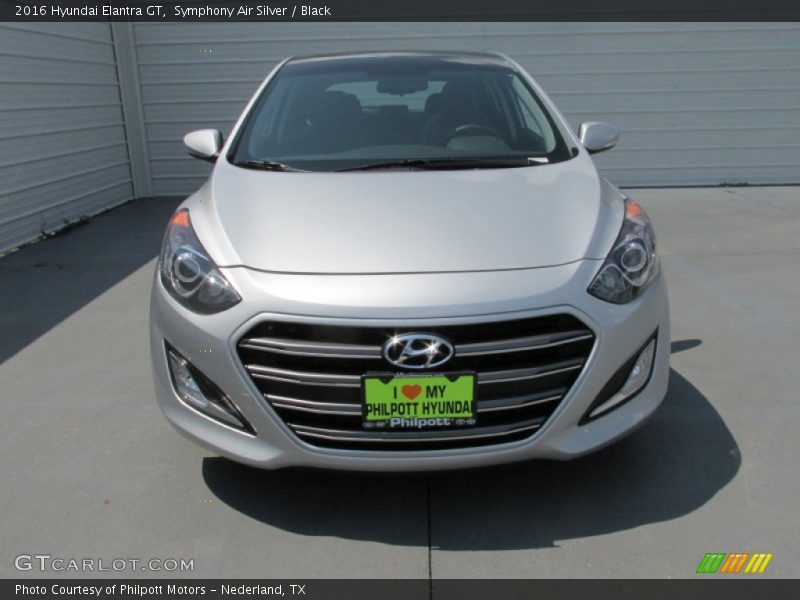 Symphony Air Silver / Black 2016 Hyundai Elantra GT