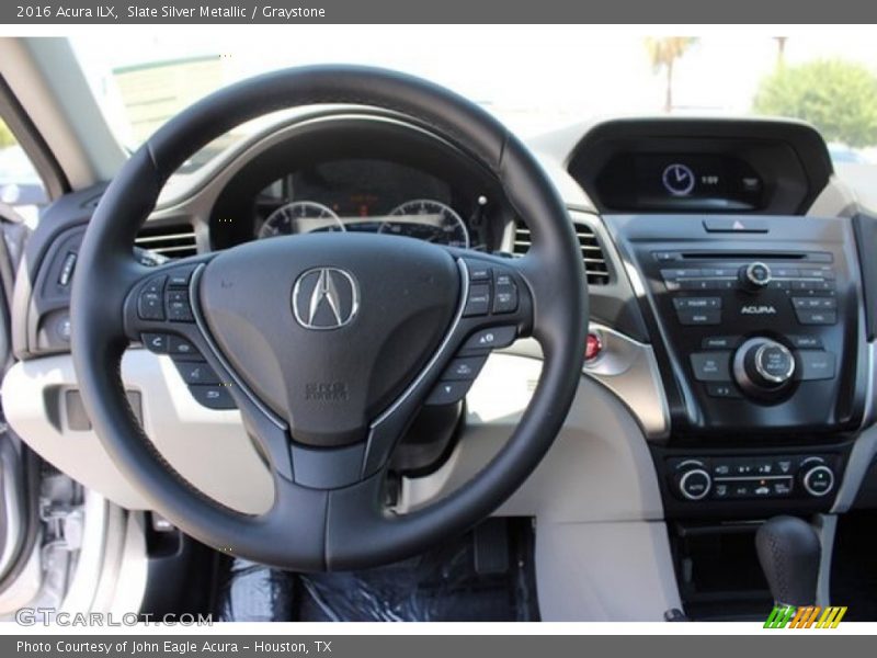 Slate Silver Metallic / Graystone 2016 Acura ILX