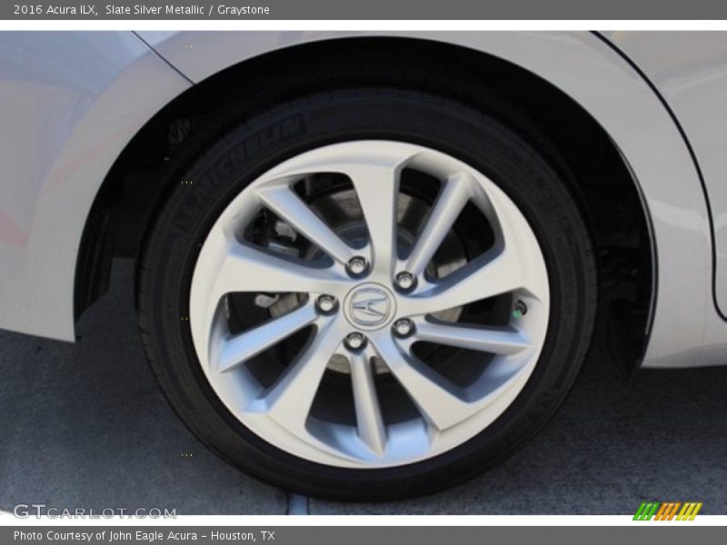 Slate Silver Metallic / Graystone 2016 Acura ILX