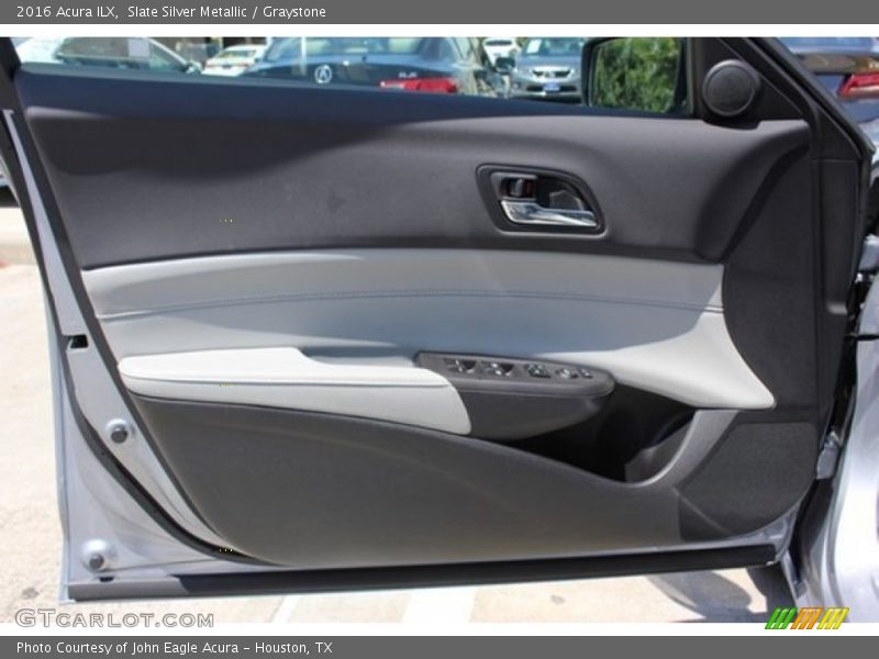 Slate Silver Metallic / Graystone 2016 Acura ILX
