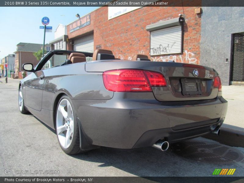 Mojave Brown Metallic / Saddle Brown Dakota Leather 2010 BMW 3 Series 335i Convertible