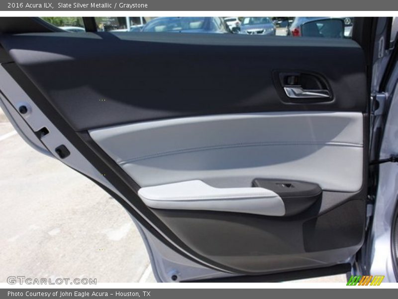 Slate Silver Metallic / Graystone 2016 Acura ILX