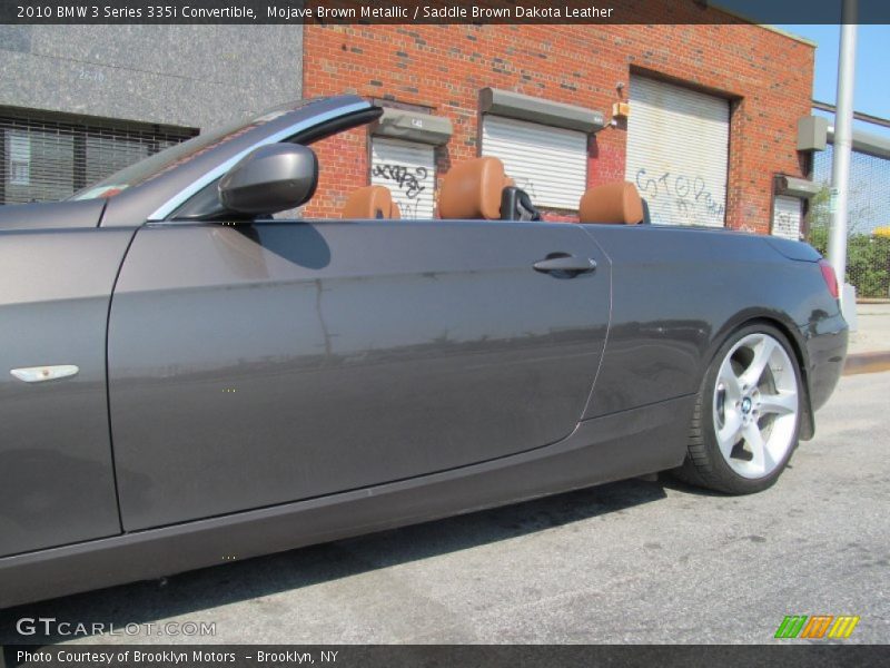 Mojave Brown Metallic / Saddle Brown Dakota Leather 2010 BMW 3 Series 335i Convertible