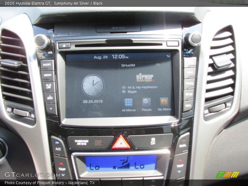 Symphony Air Silver / Black 2016 Hyundai Elantra GT