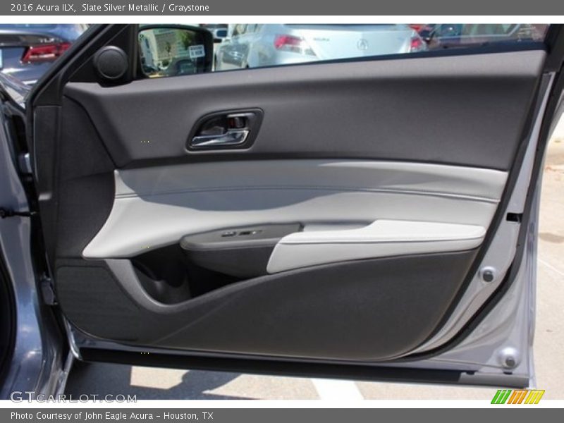 Slate Silver Metallic / Graystone 2016 Acura ILX