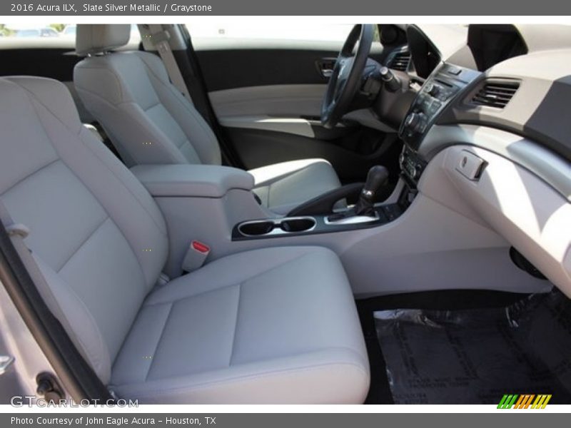 Slate Silver Metallic / Graystone 2016 Acura ILX