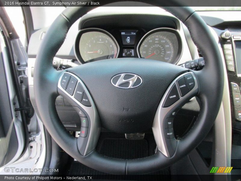 Symphony Air Silver / Black 2016 Hyundai Elantra GT