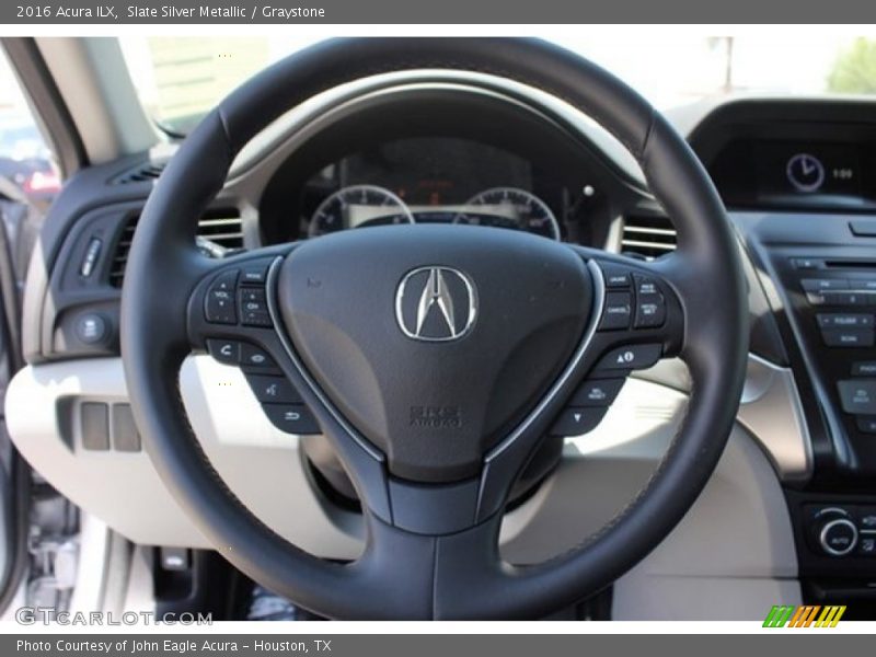 Slate Silver Metallic / Graystone 2016 Acura ILX