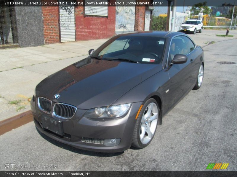 Mojave Brown Metallic / Saddle Brown Dakota Leather 2010 BMW 3 Series 335i Convertible