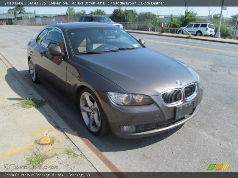 Mojave Brown Metallic / Saddle Brown Dakota Leather 2010 BMW 3 Series 335i Convertible