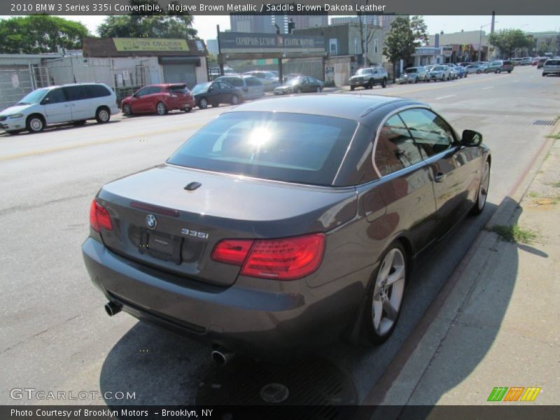Mojave Brown Metallic / Saddle Brown Dakota Leather 2010 BMW 3 Series 335i Convertible
