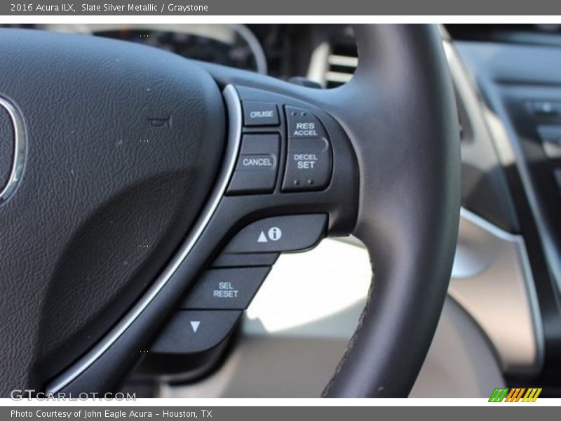 Slate Silver Metallic / Graystone 2016 Acura ILX