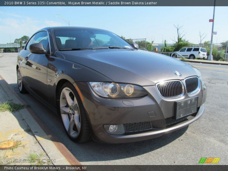 Mojave Brown Metallic / Saddle Brown Dakota Leather 2010 BMW 3 Series 335i Convertible