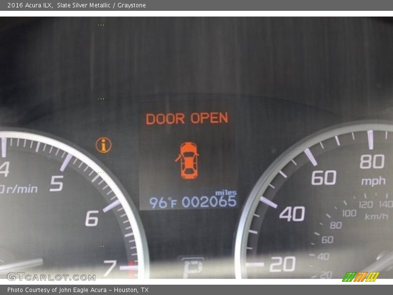 Slate Silver Metallic / Graystone 2016 Acura ILX