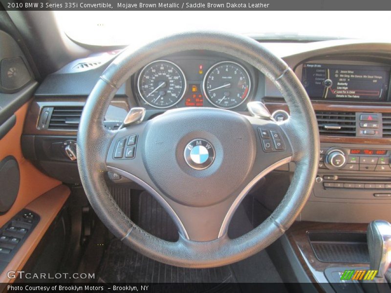 Mojave Brown Metallic / Saddle Brown Dakota Leather 2010 BMW 3 Series 335i Convertible