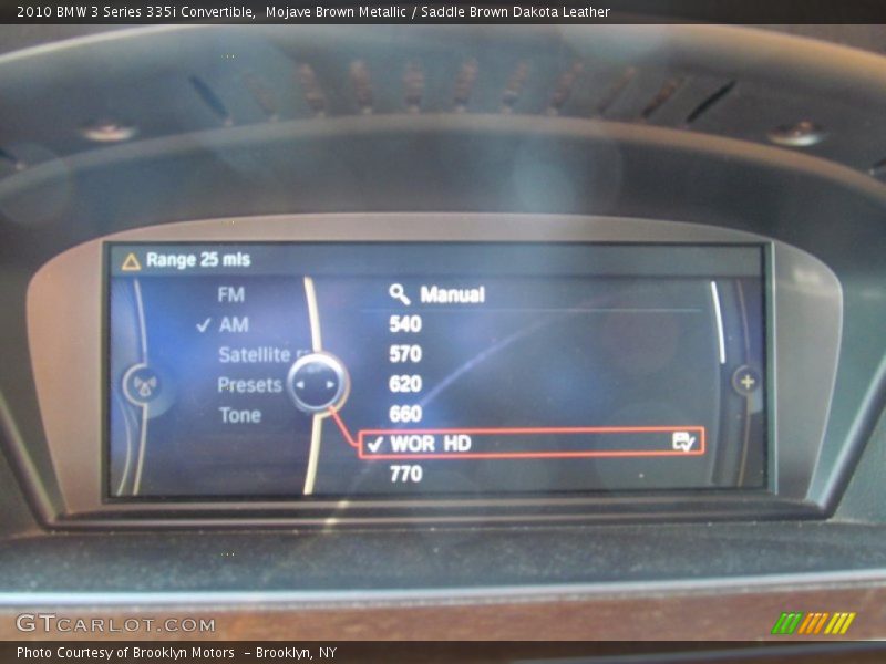 Mojave Brown Metallic / Saddle Brown Dakota Leather 2010 BMW 3 Series 335i Convertible