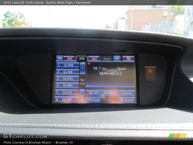 Starfire White Pearl / Parchment 2013 Lexus ES 300h Hybrid