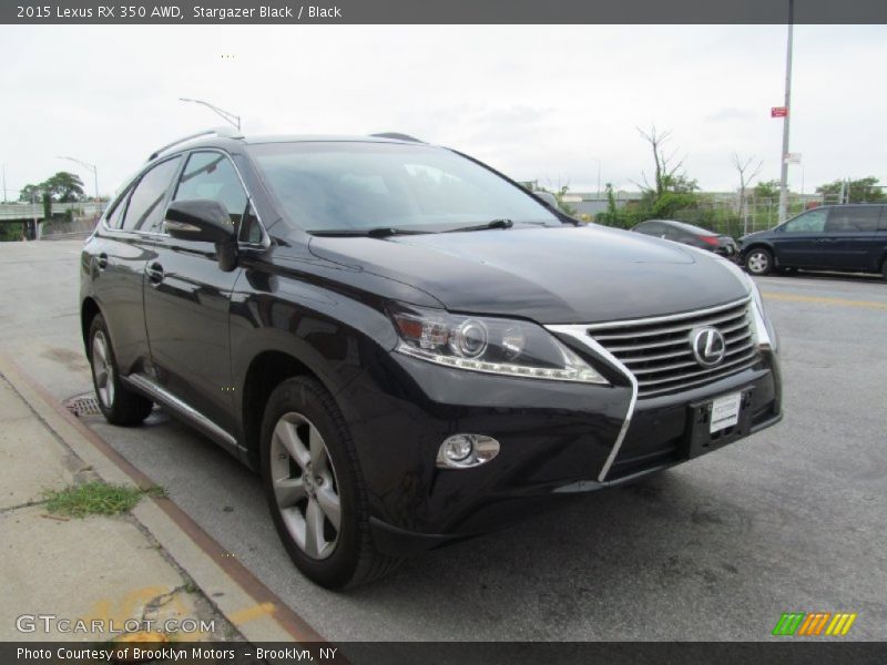Stargazer Black / Black 2015 Lexus RX 350 AWD